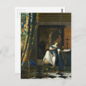 ヨハネス・ベルメールのカトリック信仰の寓話 ポストカード (正面/裏面)