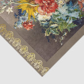 ヨハネス・ヴァン・オス『花瓶の花束』 薄葉紙 (詳細)