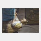 ヨハネス・ヴェルミエ書ア – 女性の手紙 キッチンタオル (横)