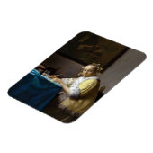 ヨハネス・ヴェルミエ書ア – 女性の手紙 マグネット (左側)