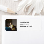 ヨハネス・ヴェルミエ書ア – 女性の手紙 ラベル (インサイチュ)