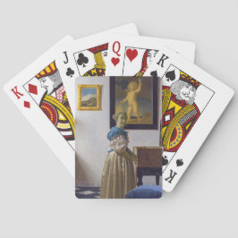 ヨハネス・ヴェルミエ – ヴァージナルに立つレディ トランプ