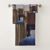 ヨハネス・ヴェルミエ – ヴァージナルに立つレディ バスタオルセット (インサイチュ)