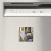 ヨハネス・ヴェルミエ – ヴァージナルに立つレディ マグネット (インサイチュ (食洗機))