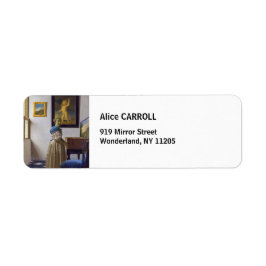 ヨハネス・ヴェルミエ – ヴァージナルに立つレディ ラベル