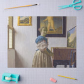 ヨハネス・ヴェルミエ – ヴァージナルに立つレディ 薄葉紙 (クラフト)