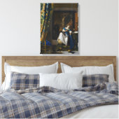 ヨハネス・ヴェルミエ – 信仰の寓話 キャンバスプリント (インサイチュ (寝室))