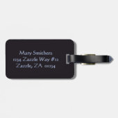 ヨハネス・ヴェルミーアの真珠のイヤリングを持つ少女 ラゲッジタグ (裏面横)