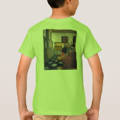 ヨハネス・ヴェルミーアの音楽レッスン（1663年頃） Tシャツ (裏面)