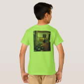 ヨハネス・ヴェルミーアの音楽レッスン（1663年頃） Tシャツ (裏面フル)