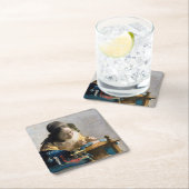 ヨハネス・ヴェルミーア – ザ・レーケメーカー スクエアペーパーコースター (インサイチュ)