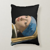 ヨハネス・ヴェルミーア – パールイヤリングを持つ女の子 アクセントクッション (正面(垂直))