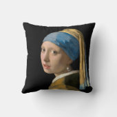 ヨハネス・ヴェルミーア – パールイヤリングを持つ女の子 クッション (裏面)
