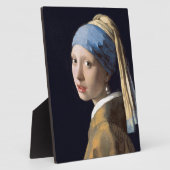 ヨハネス・ヴェルミーア – パールイヤリングを持つ女の子 フォトプラーク (側面)