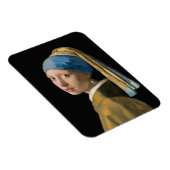 ヨハネス・ヴェルミーア – パールイヤリングを持つ女の子 マグネット (右側)