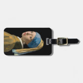 ヨハネス・ヴェルミーア – パールイヤリングを持つ女の子 ラゲッジタグ (正面横)