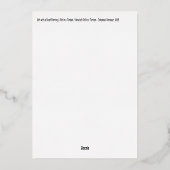 ヨハネス・ヴェルミーア – パールイヤリングを持つ女の子 箔シーズンカード (裏面)