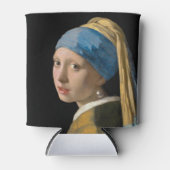 ヨハネス・ヴェルミーア – パールイヤリングを持つ女の子 缶クーラー (正面)