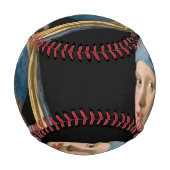 ヨハネス・ヴェルミーア – パールイヤリングを持つ女の子 野球ボール (裏面)