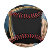 ヨハネス・ヴェルミーア – パールイヤリングを持つ女の子 野球ボール (正面)