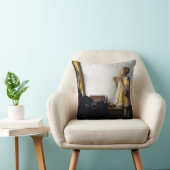 ヨハネス・ヴェルミーア – パールネックレス付き若い女性 クッション (椅子)