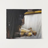 ヨハネス・ヴェルミーア – パールネックレス付き若い女性 タペストリー (正面(横))