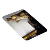 ヨハネス・ヴェルミーア – パールネックレス付き若い女性 マグネット (右側)