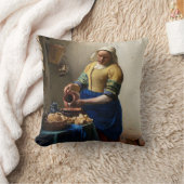 ヨハネス・ヴェルミーア – ミルクメイド クッション (ブランケット)