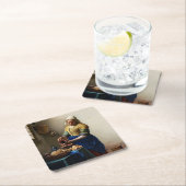 ヨハネス・ヴェルミーア – ミルクメイド スクエアペーパーコースター (インサイチュ)