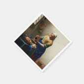 ヨハネス・ヴェルミーア – ミルクメイド スタンダードカクテルナプキン (角)