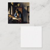 ヨハネス・ヴェルミーア – 地理学者 ノートカード (正面/裏面)