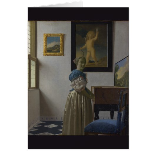 ヨハネス・ヴェルメールによる処女に立つ女性 (正面)