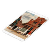 ヨハネス・ヴェルメールの「小通り」 マグネット (左側)