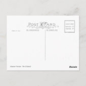 ヨハネス・ヴェルメール – ミルクメイドのはがき ポストカード (裏面)