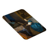 ヨハネス・ヴェルメール – レディ・アット・ア・バージナル マグネット (右側)