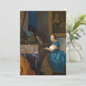 ヨハネス・ヴェルメール – レディ・アット・ア・バージナル 招待状 (スタンド正面)