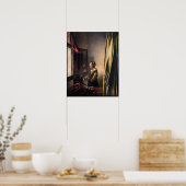 ヨハネス・ヴェルメ読ールの手紙 ポスター (キッチン)