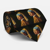 ヨハネスVerme著真珠のイヤリングを持つ女の子。、 ネクタイ (ロール)