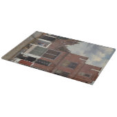 ヨハネスVermeer著デルフトの家の眺め カッティングボード (角)