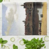 ヨハネスVermeer著デルフトの眺め キッチンタオル (折り畳み)