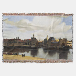 ヨハネスVermeer著デルフトの眺め スローブランケット