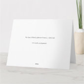 ヨハネスVermeer著ワインのガラス カード (裏面)