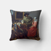 ヨハネスVermeer著ワインのガラス クッション (裏面)