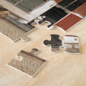 ヨハネスVermeer著小さい通り ジグソーパズル (側面)