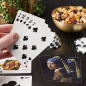 ヨハネスVermeer著真珠のイヤリングを持つ女の子 トランプ (インサイチュ)