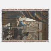 ヨハネスVermeer著絵画の芸術 スローブランケット (正面)