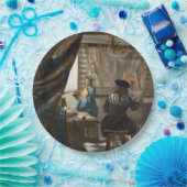 ヨハネスVermeer著絵画の芸術 ペーパープレート (パーティー)