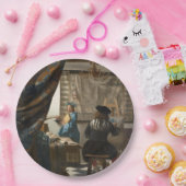 ヨハネスVermeer著絵画の芸術 ペーパープレート (パーティー)