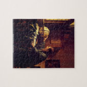 ヨハネスVermeer -天文学者のパズル ジグソーパズル (横)