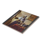 ヨハネスVermeer -水差しを持つ若い女性の タイル (側面)